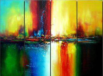 Dafen Oil Painting on canvas abstract -set044 Dafen Oil Painting on canvas abstract -set044